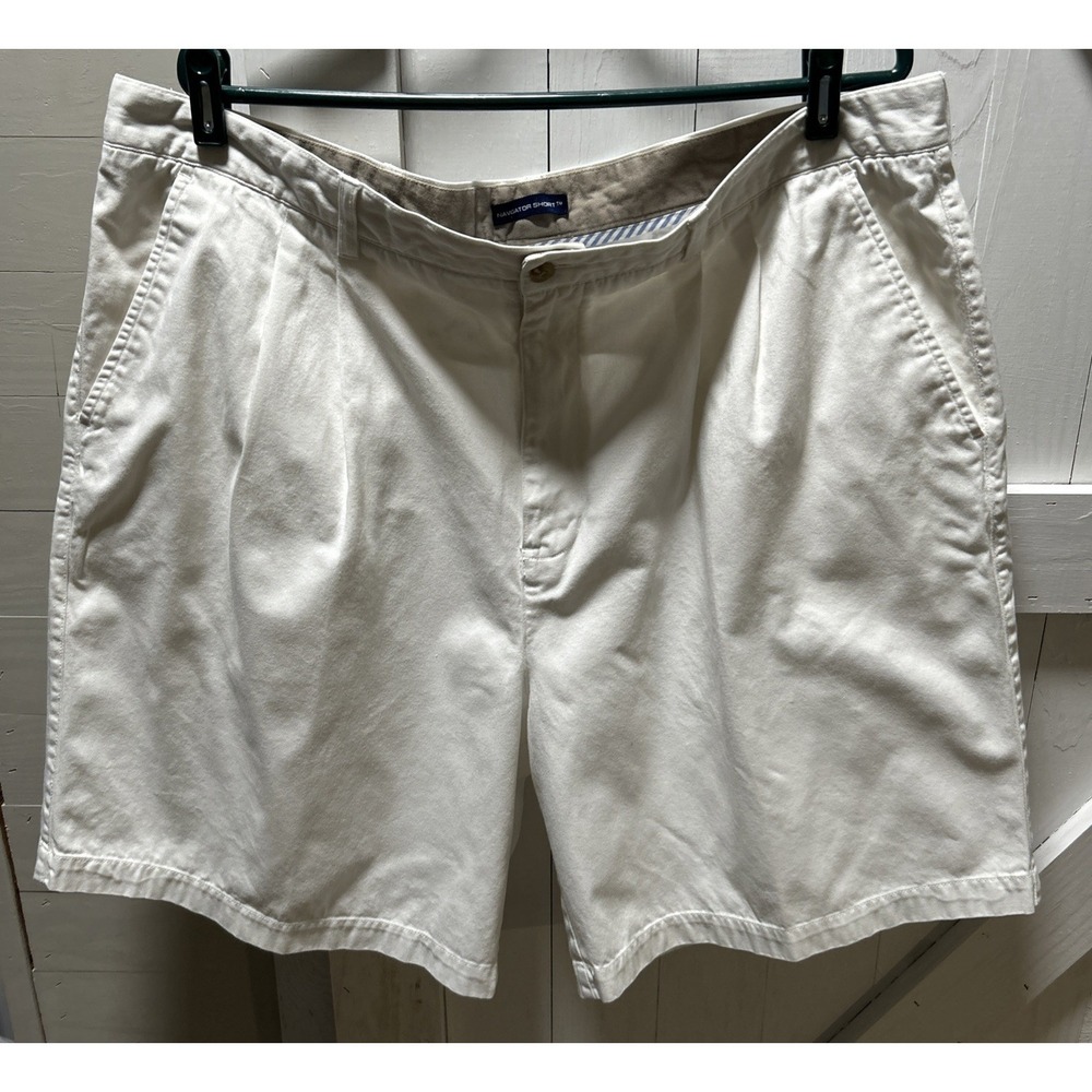 Catalina Navagitor Short Men's Size 42 Pleated Front White